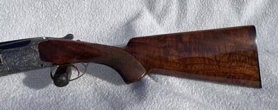 Browning Diana Grade 28 gauge, Custom Shop Engraved, Superposed 28 Ga Shotgun in Browning Case. - Image 14 of 15