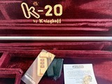 NEW Krieghoff K-20 Sporter Super Scroll 20GA 30