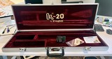 NEW Krieghoff K-20 Sporter Super Scroll 20GA 30