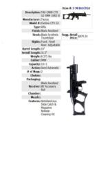 TAURUS CT TACTICAL 9MM RIFLE *NEW CLOSEOUT PRICE* - 5 of 5