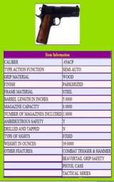 1911 HANDGUNS 45 ACP CLOSEOUT SALE *NEW* - 4 of 8