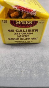 79rd Speer 45cal 225gr, 58rd 1971 Match 45 Match 230gr - 4 of 5