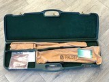 Fausti Class Round over under 410 shotgun, 14,3/8 LOP, 28” BBL’s, case colored receiver W case - 7 of 10