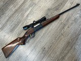 Savage model 99C Lever action Rifle, in 308 and Bushnell Sportview scope. Detached Magazine Nice firearm here. - 1 of 10
