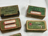Here is six boxes of 32 caliber rifle ammo. This is pretty rare ammo, original boxes. - 4 of 6