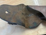 Colt 1911US Army 45 semi auto pistol with date correct leather holster Made in 1914 - 9 of 10