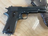 Colt 1911US Army 45 semi auto pistol with date correct leather holster Made in 1914 - 4 of 10