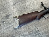 Winchester model 1873 in 32 cal. Lever action rifle with 21” octagon bbl, with special butt end - 4 of 10