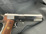 Colt 1911 MK IV, Government model, Series 80, made in 1984 in Nickel finish, No Box Excellent Condition LOOK - 6 of 10