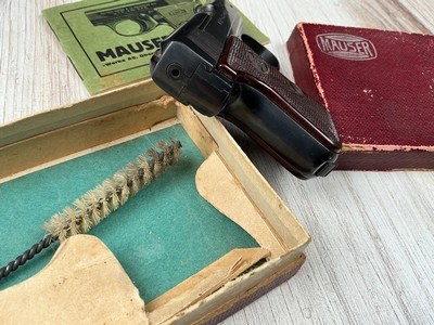 Mauser WTP 6.35mm semi auto pistol with org box and manual in very good condition - Image 8 of 9