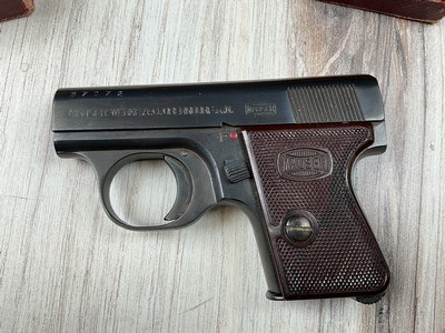 Mauser WTP 6.35mm semi auto pistol with org box and manual in very good condition - Image 5 of 9