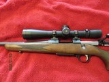 BROWNING (JAPAN) LEFT HAND A-BOLT HUNTER 243 WSSM (WINCHESTER SUPER SHORT MAGNUM) WITH AMMO AND LEAPOLD VX3 LR SCOPE - 3 of 15