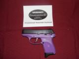RUGER
LC9-PG,
9-MM,
PURPLE / BLACK,
7 ROUND
MAGAZINE,
Model #:
LC9 Ruger Lady Lilac Talo Edition - 1 of 12