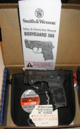 SMITH & WESSON
BODY
GUARD
380 A.C.P.
WITH
LASER
6 + 1
ROUNDS
N. I.
B. - 2 of 9