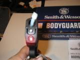 SMITH & WESSON
BODY
GUARD
380 A.C.P.
WITH
LASER
6 + 1
ROUNDS
N. I.
B. - 7 of 9