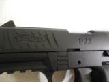 WALTHER
P - 22
BLACK,
COMBAT
SIGHTS,
10 + 1
ROUNDS,
3.4" BARREL,
NEW
IN
BOX - 4 of 15