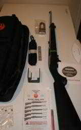 RUGER,
10/22,
"Take
Down", # 11100,
Polished
Stainless,
Steel
Barrel,
Semi-Automatic,
10
ROUND
MAG,
N.I.B. - 1 of 21