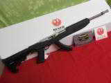 RUGER
K10 / 22,
TACTICAL
MODEL
# 11126
STAINLESS
STEEL,
25
ROUND
MAG.
FACTORY
NEW
IN
BOX - 4 of 19