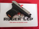 RUGER
LCP
380 ACP,
STAINLESS
STEEL,
6+1 ROUND
MAG.
MODEL
# 3730
LIGHTWEIGHT - 2 of 15