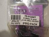 HI-POINT
PRO- PACK
40
S&W
DOUBLE
MAG
AND
HOLDER
FOR THE HI-POINT 4095T - 2 of 12