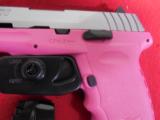SCCY
INDURSTRIES,
9-MM,
PINK
/
S/S,
COMPACT,
3.1