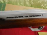 MOSSBERG
22
L.R.
PLINKSTER,
CHROME
WITH
WOOD
STOCK,
10 + 1
ROUNDS,
MODEL # 702 - 6 of 13