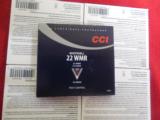 CCI
22
WMR
MAGNUM
SHOTSHELL
# 12
SHOT
1/8 oz
1,000
F.P.S.
20
ROUND
BOXES
- 3 of 8