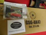 GSG -
A.T.I.
AK-47 W,
22 L.R. ,
RFFLE.
24
ROUND
MAGAZINE,
NEW
IN
BOX
- 12 of 15