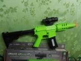 Z-77
ZOMBIE
PURGE
A.G.E.
FULL
AUTO
RIFLE,
200
FEET
PER
SEC.
HOLDS
500
ROUNDS
OF
6
M.M.
AIRSOFT
BB's - 5 of 15