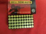 GECO
22
L. R. AMMO,
40
GR, . OPTIMIZED
FOR
SEMI - AUTO
RIFLES
+
PISTOLS,
500
RD.
BOXES - 8 of 17