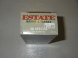 38
SPECIAL
130
GRAIN
F.M.J.
ESTATE
RANGE & TARGET
50
ROUND
BOXES - 1 of 7