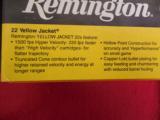 22
L.R.
REMINGTON,
YELLOW
JACKET,
HYPER
VELOCITY,
HOLLOW
POINT,
33
GRAIN,
500 ROUND
BOXES
- 3 of 10