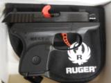 RUGER
L.C.P.
ALL
NEW
380
CUSTOM ,
COMES WITH A
WIDE RED
SKELTONIZED ALUMINUM TRIGGER,
NEW
IN
BOX - 1 of 16