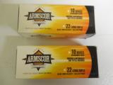 22-L.R.ARMSCORAMMO,36 GRAIN SHOLLOWPOINTHIGHVELOCITY,500ROUNDBRICKS - 2 of 9