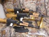 AK - 47,
WASR - 10,
CENTURY,
AK-
47
RIFLE,
7.62X39 CAL.
2-30
ROUND
MAGS,
WOOD
STOCK,
FACTORY
NEW
IN
BOX - 1 of 15