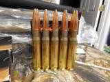 50
CAL.
BMG,
PMC,
660
GRAINS,
F.M.L. - BT
COPPER
BULLET,
BRASS
CASSES,
NEW
AMMO,
10
ROUND
BOXES
- 6 of 9