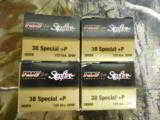 38
SPECIAL
+ P
STARFIRRE
PMC
125
GRAIN
S F H P
20
ROUND
BOXES
NEW
IN
BOX, - 1 of 14