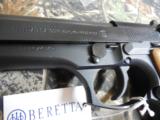 BERETTA
92FS
TRIDENT
9 - MM
PISTOL,
W / 2 - 10
ROUND
MAGAZINES,
COMBAT
SIGHTS,
WOOD
GRIPS,
FACTORY
NEW
IN
BOX - 7 of 20