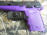 SCCY
INDURSTRIES,
9-MM,
PURPLE
/
BLUED
COMPACT,
3.1