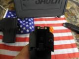 SIG / SAUER
P 250C,
357 SIG,
WITH
FREE
SIG
HOLSTER,
2 -13 + 1
ROUND
MAGAZINE,
COMBAT
SIGHTS,
NEW
IN
BOX - 8 of 17