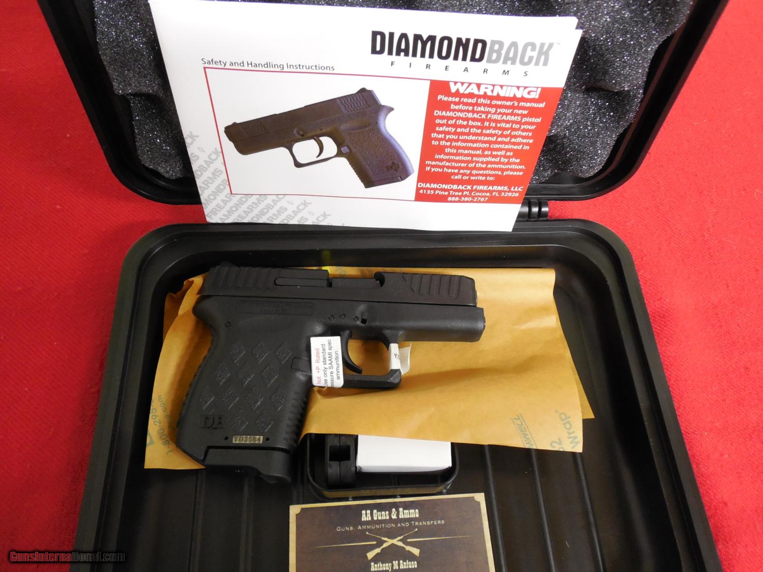 Diamondback DB9 Micro-Compact DAO 9mm 3