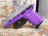 SCCY
INDURSTRIES, CPX-1,
9-MM,
PURPLE,
S / S SLIDE, COMES
WITH TWO
TEN
ROUNDS
MAGAZINES,
FACTORY
NEW
IN
BOX !!!! - 10 of 21