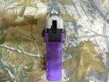 SCCY
INDURSTRIES, CPX-1,
9-MM,
PURPLE,
S / S SLIDE, COMES
WITH TWO
TEN
ROUNDS
MAGAZINES,
FACTORY
NEW
IN
BOX !!!! - 6 of 21