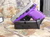 SCCY
INDURSTRIES, CPX-1,
9-MM,
PURPLE,
S / S SLIDE, COMES
WITH TWO
TEN
ROUNDS
MAGAZINES,
FACTORY
NEW
IN
BOX !!!! - 11 of 21