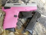 SCCY
INDURSTRIES, CPX-1,
9-MM,
PINK /
S.S.
COMPACT,
3.1