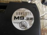 BERETTA
M - 9
22 L.R.,
15 + 1
ROUND
MAGS,
5.3