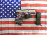SCCY , CPX-1TTMG,
9-MM,
MUDDY GIRL,
S.S. COMPACT, W/ LASER,
3.1; BARREL, TWO
10+1
RD. MAGAZINES, AMBIDEYTROUS THUMB
FACTORY
NEW
IN
BOX - 12 of 20