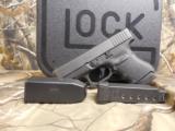 GLOCK
G - 36
45
ACP
COMPACT,
WHITE
OUT LINE
SIGHTS,
2 - 6 + 1
ROUND
MAGAZINES,
FACTORY
NEW
IN
BOX - 11 of 18