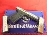 S&W
9-MM,
SD9VE,
Smith & Wesson,
#223900,
4"
BARREL
16+1
TWO MAGS.
Blk Poly Grip Black Frame
/SS Slide,
FACTORY
NEW
IN
BOX - 11 of 18