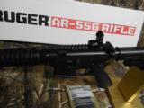 RUGER
AR-556,
AR-15 TYPE
RIFLE,
223 / 5.56
NATO,
30
ROUND
MAGAZINE,
POP - UP
REAR
SIGHT,
SLIDE B STOCK,
FACTORY
NEW
IN
BOX
- 11 of 24